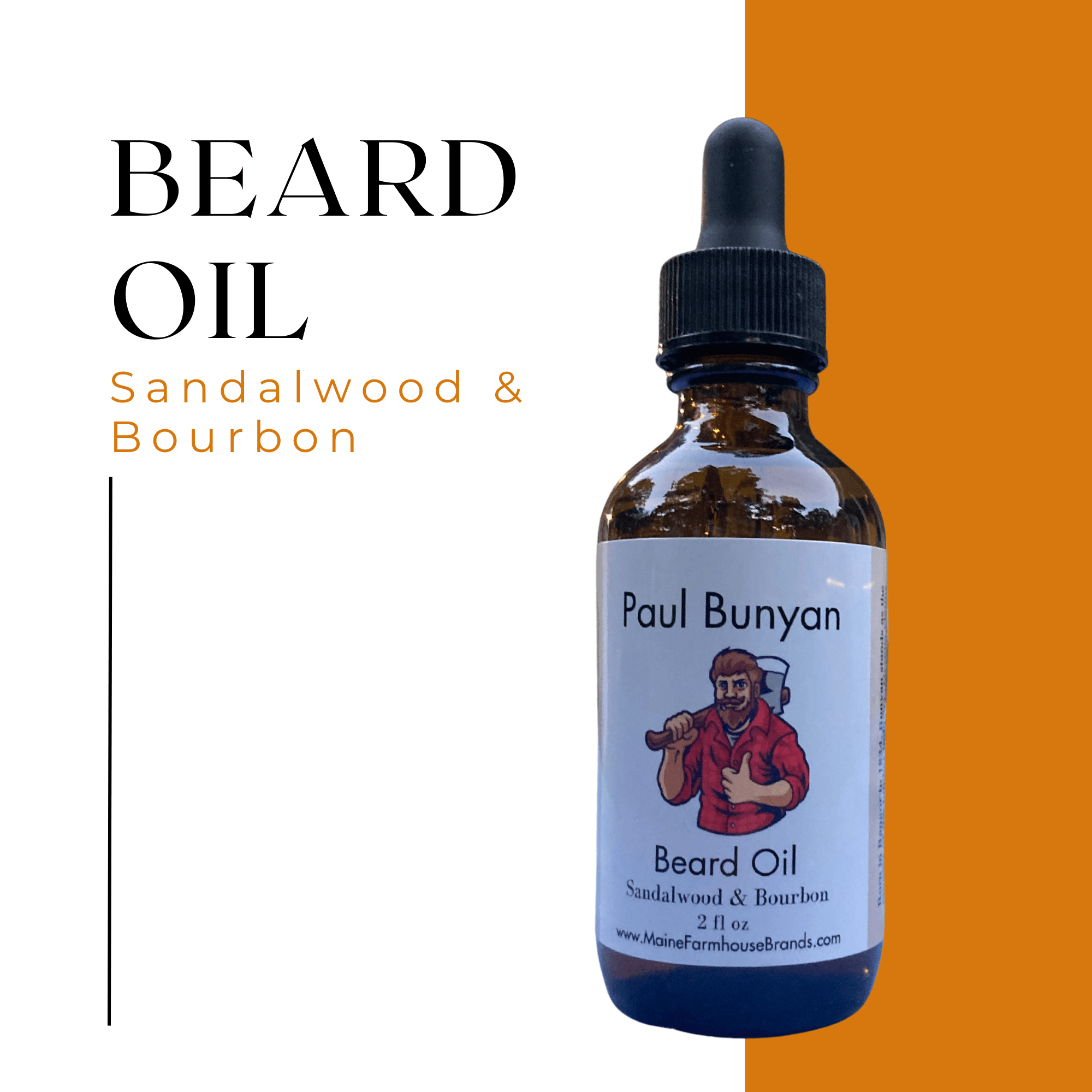 Sandalwood Bourbon Beard Oil