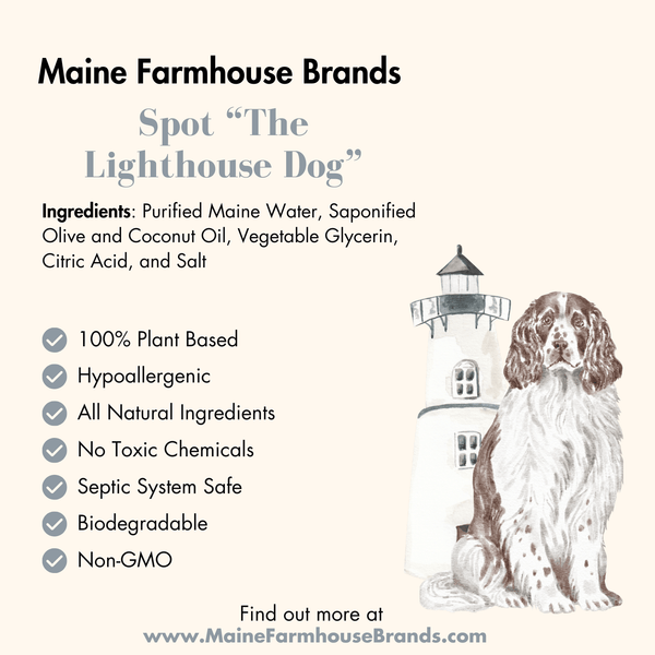 Spot "The Lighthouse Dog" All Natural Dog Wash | Unscented | Sensitive Skin