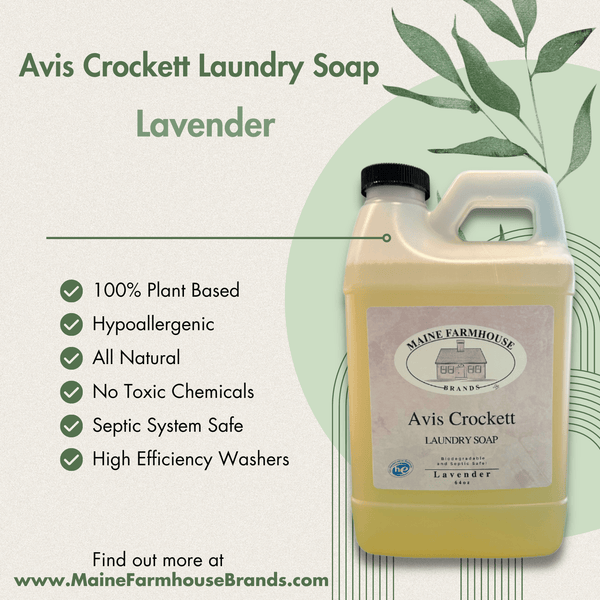 Avis Crockett's Laundry Soap | Lavender