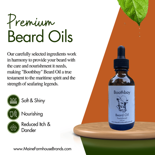 Boothbay Beard Oil | Sandalwood