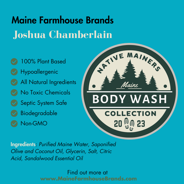 Joshua Chamberlain Body Wash | Sandalwood Spice