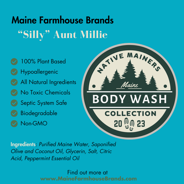 "Silly" Aunt Millie Body Wash | Peppermint