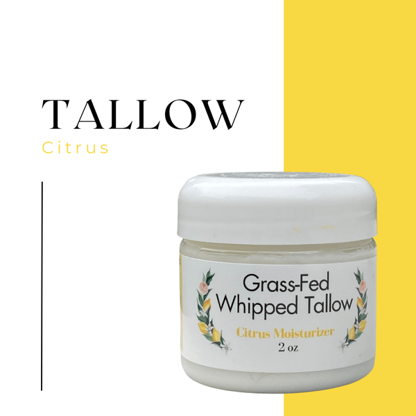 Grass-Fed Tallow Moisturizer | 2 oz | Citrus