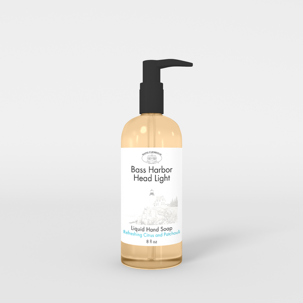 Bass Harbor Head Light Liquid Hand Soap | Citrus & Patchouli