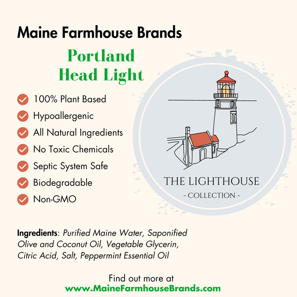 Portland Head Light Liquid Hand Soap | Peppermint