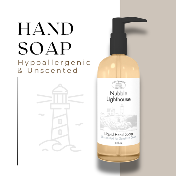 Nubble Lighthouse Liquid Hand Soap | Unscented | Sensitive Skin