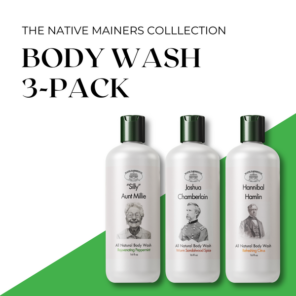 Native Mainers Collection | Castile Body Wash 3-Pack | All Natural | Pure Ingredients